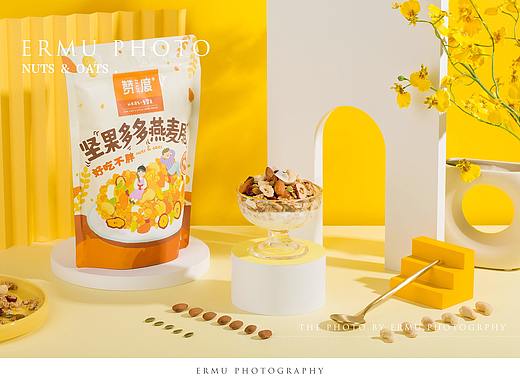产品拍摄 | 坚果燕麦片拍摄