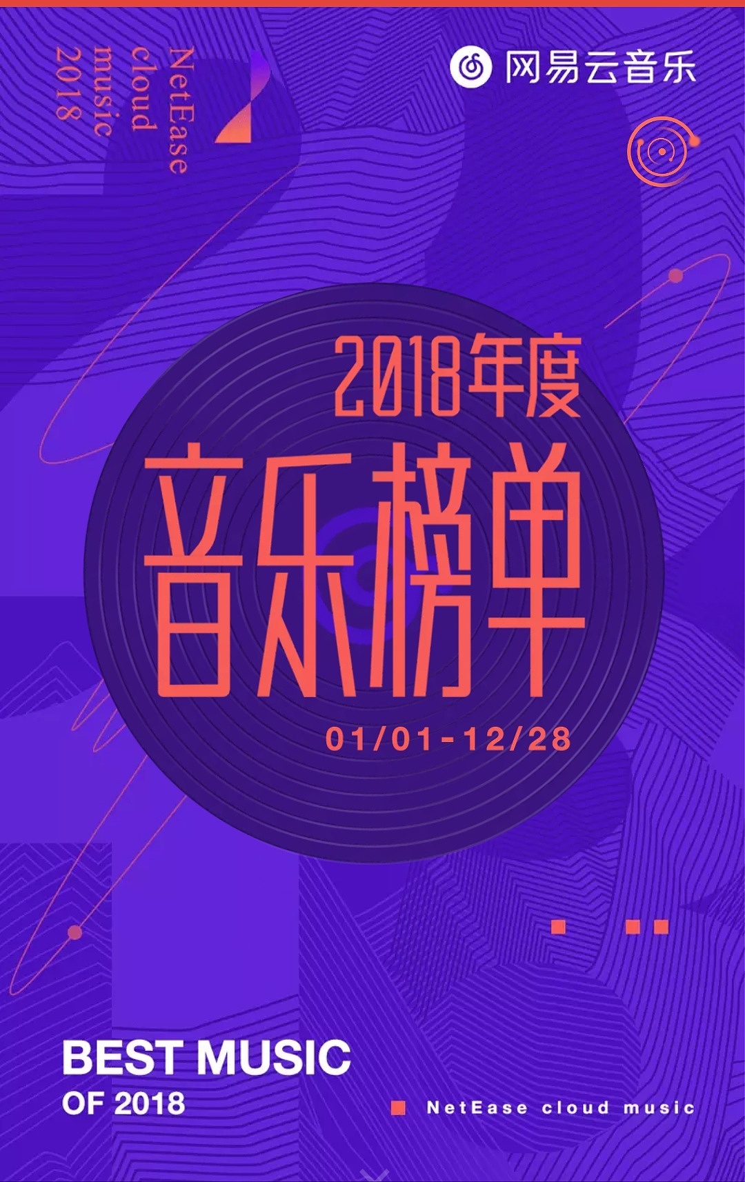 网易云音乐2018音乐榜单