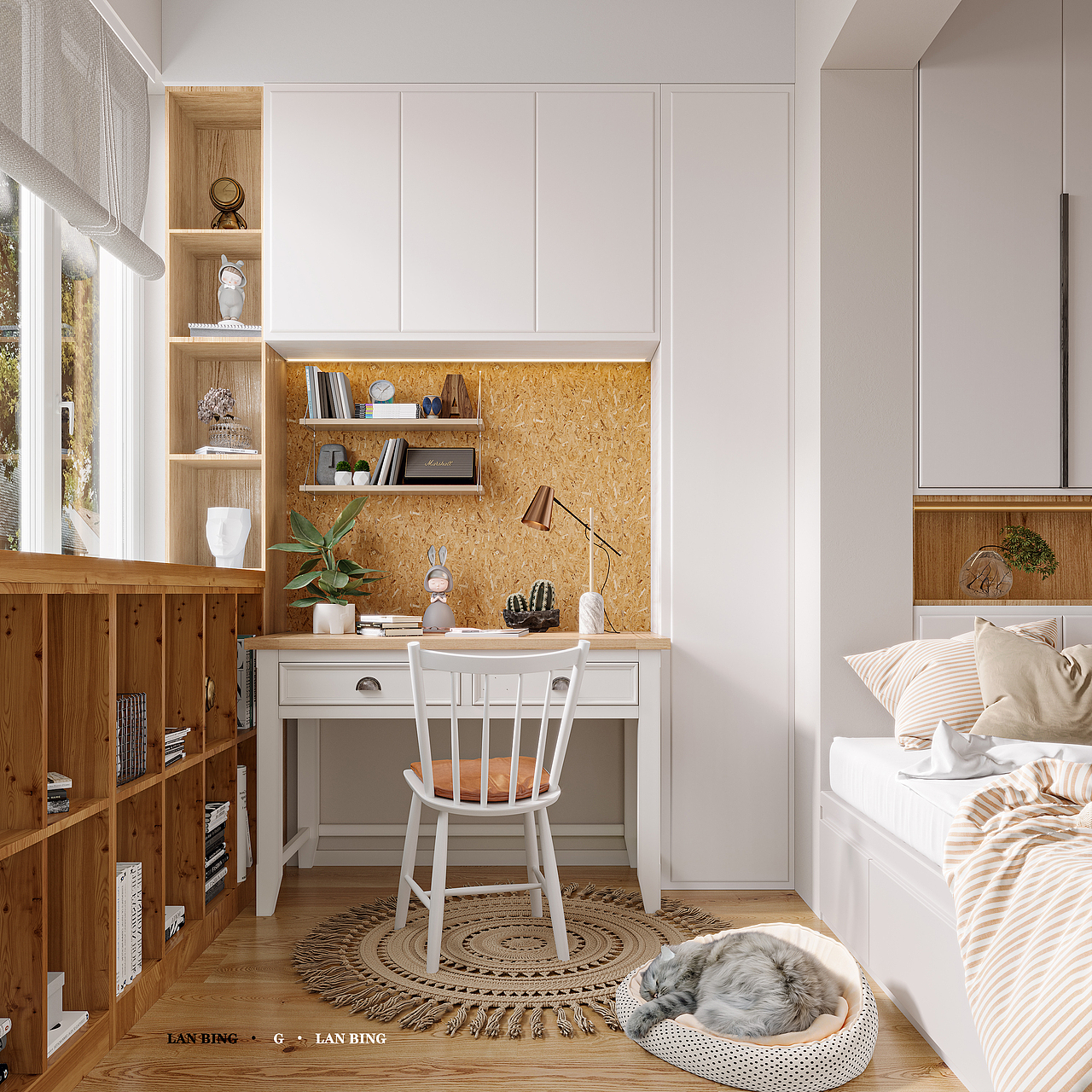 小清新北欧风小平层（图ZMjMxNzk2OTI4） - 家装设计 - 站酷设计师阿昌绘万家原创素材 - 站酷ZCOOL