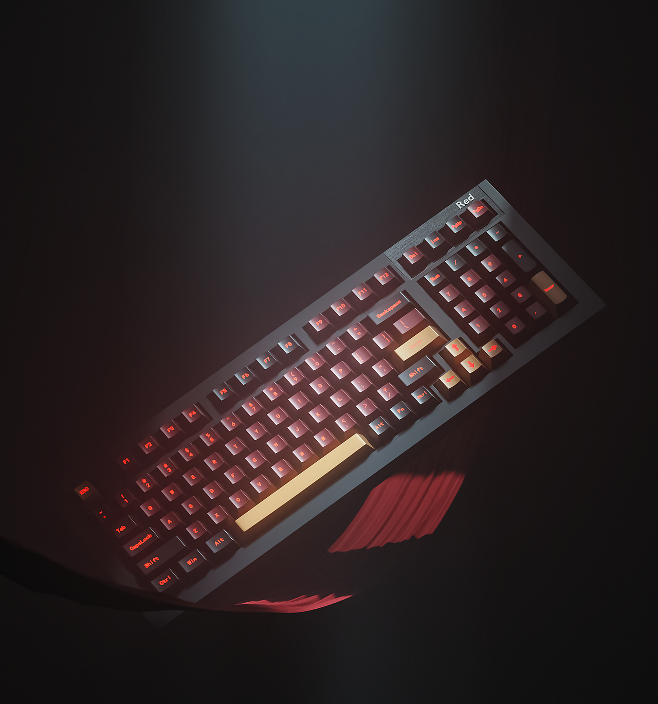 【渲染】—— 机械键盘