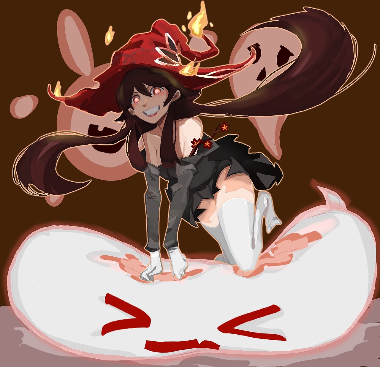 胡桃祝~你~万圣节快乐