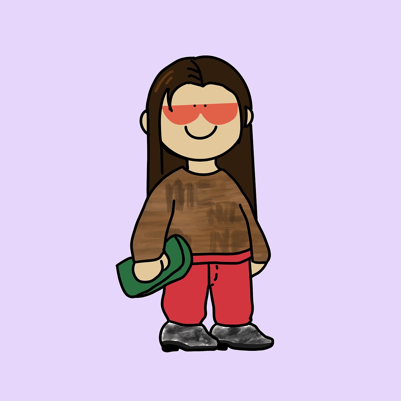 NOT BABE TODAY潮流时装插画