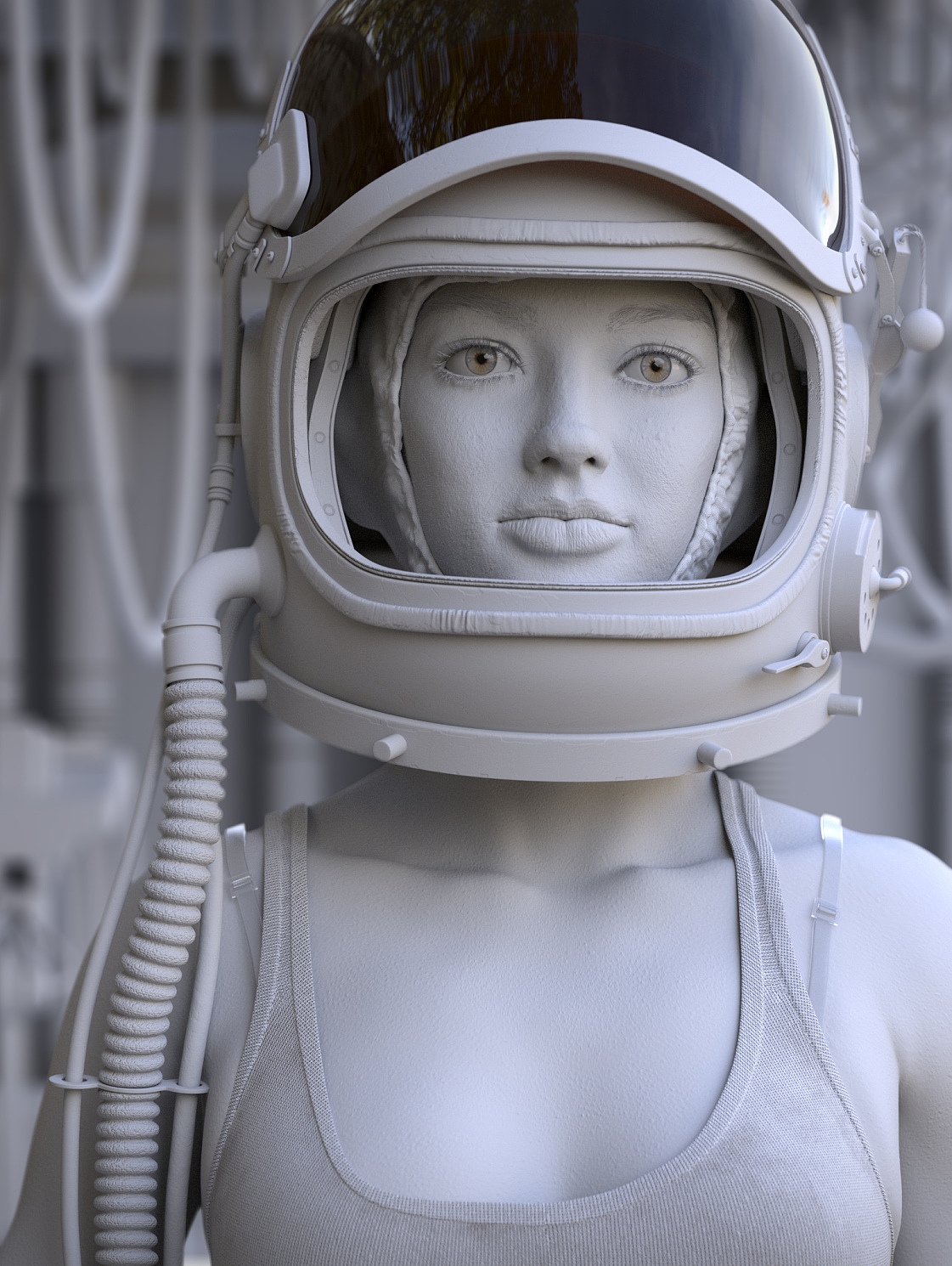 《太空女孩》,深夜工作室Eric Zhang老师作品