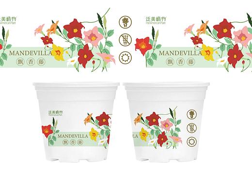 花卉类包装设计花签设计