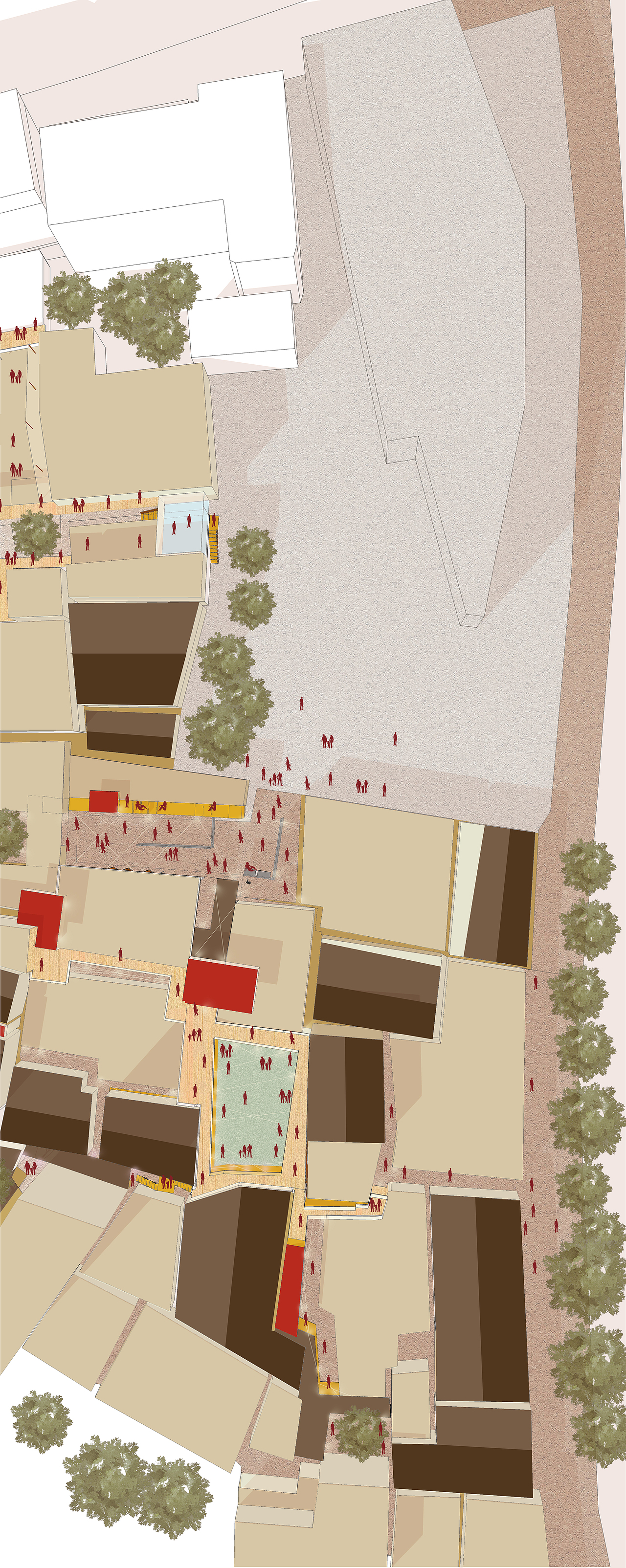 建筑拼贴插画风效果图合集|平面|图案|唔污乌呜_原创作品-站酷zcool