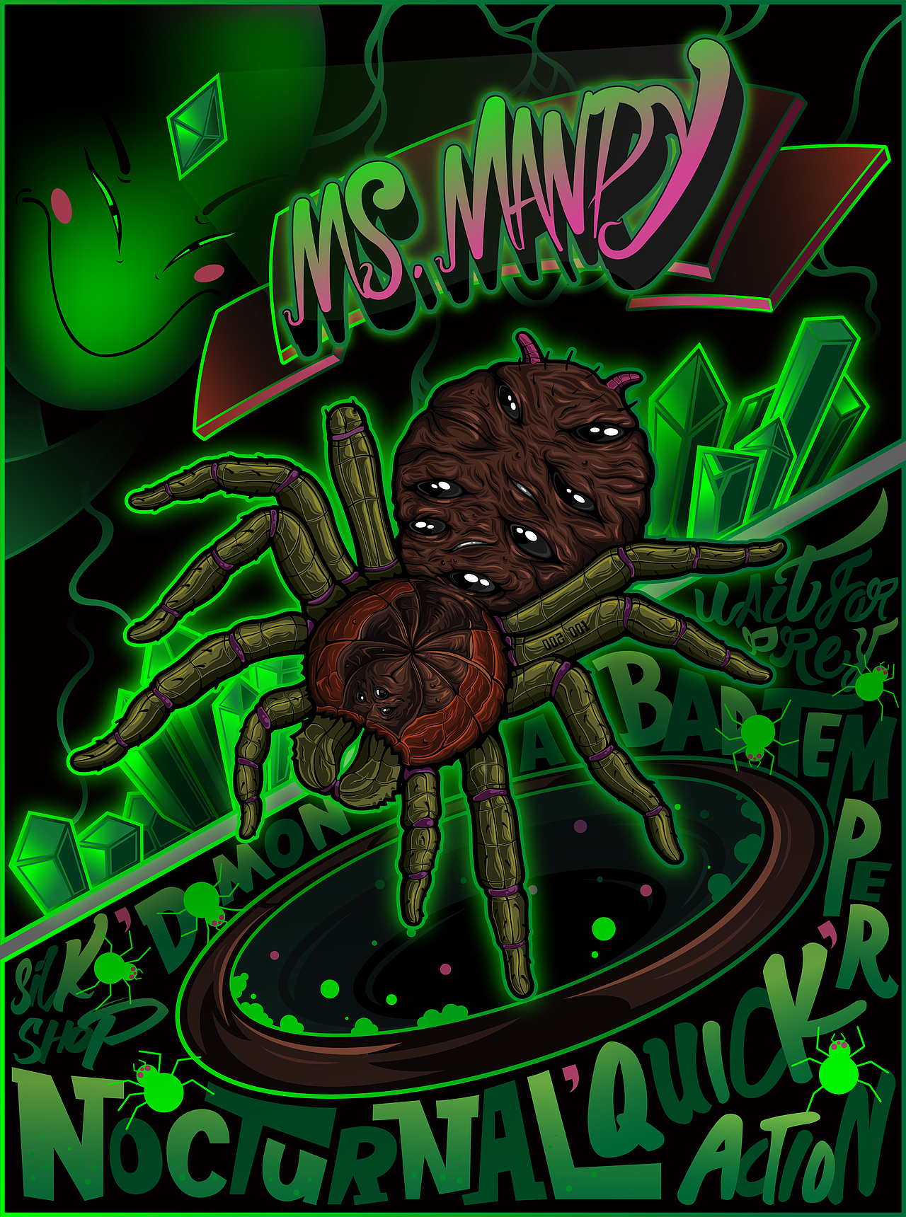 MS.MANDY（图ZMTU2ODMxODg4） - 新锐潮流插画 - 站酷设计师大黄豆原创素材 - 站酷ZCOOL