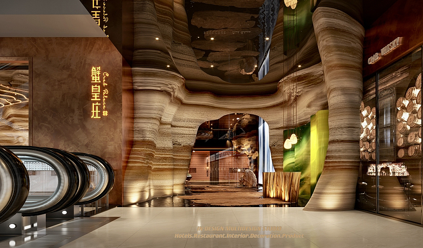 处身于岩土沙砾之中（图ZMzM0MjEwODcy） - 酒店餐饮设计 - 站酷设计师INESLi原创素材 - 站酷ZCOOL