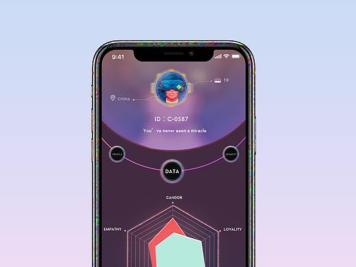赛博朋克风格 UI设计练习