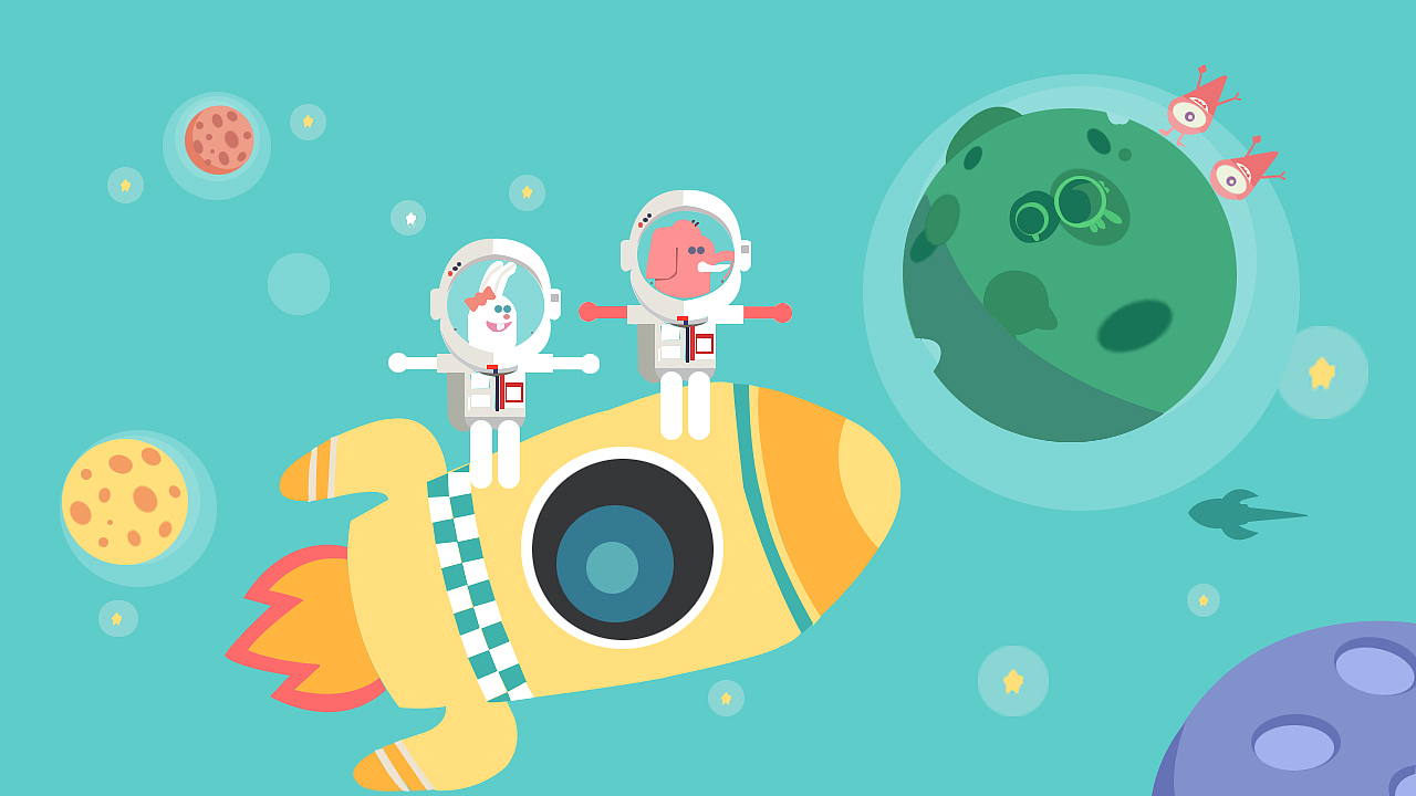 探索宇宙插画（图ZMTkyNzM3NzE2） - 艺术插画 - 站酷设计师lifeifeifeifei原创素材 - 站酷ZCOOL