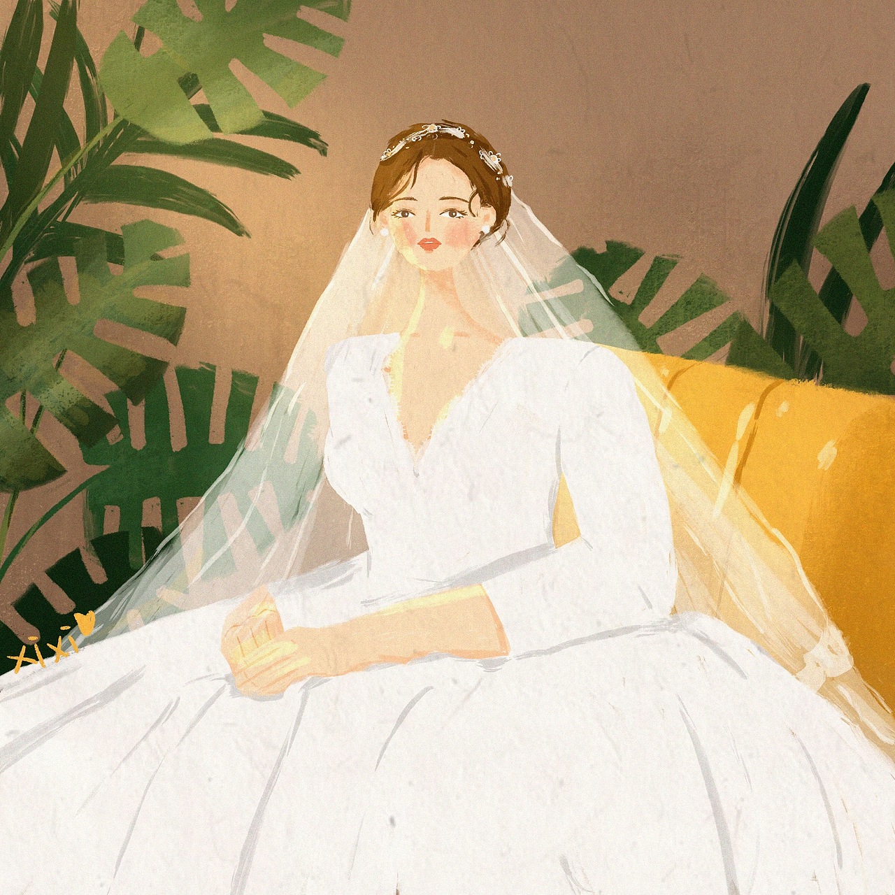 美丽的人儿会发光✨（图ZMjA3NjA2NzAw） - 艺术插画 - 站酷设计师喜喜xixi原创素材 - 站酷ZCOOL