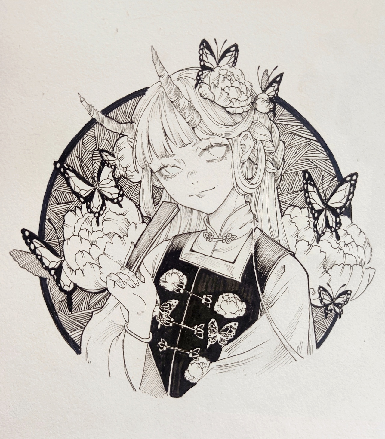 手绘线稿|插画|创作习作|z08424650 - 原创作品 - 站酷 (zcool)