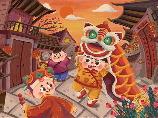 过新年～舞狮