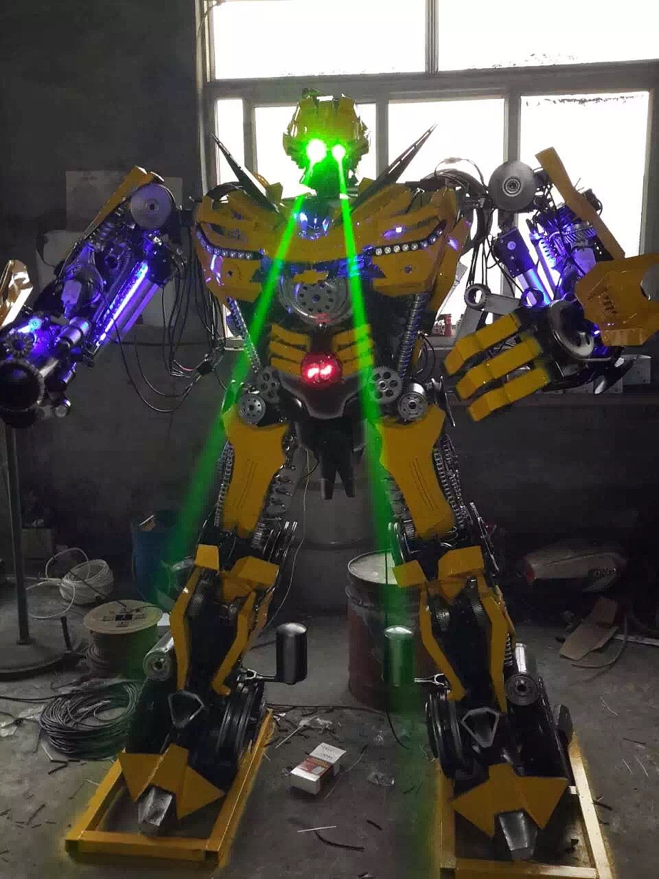 变形金刚设备 机械大象变形金刚设备出租出售（图ZMjkxMDI1Mzg0） - 雕塑 - 站酷设计师展览模型工厂原创素材 - 站酷ZCOOL