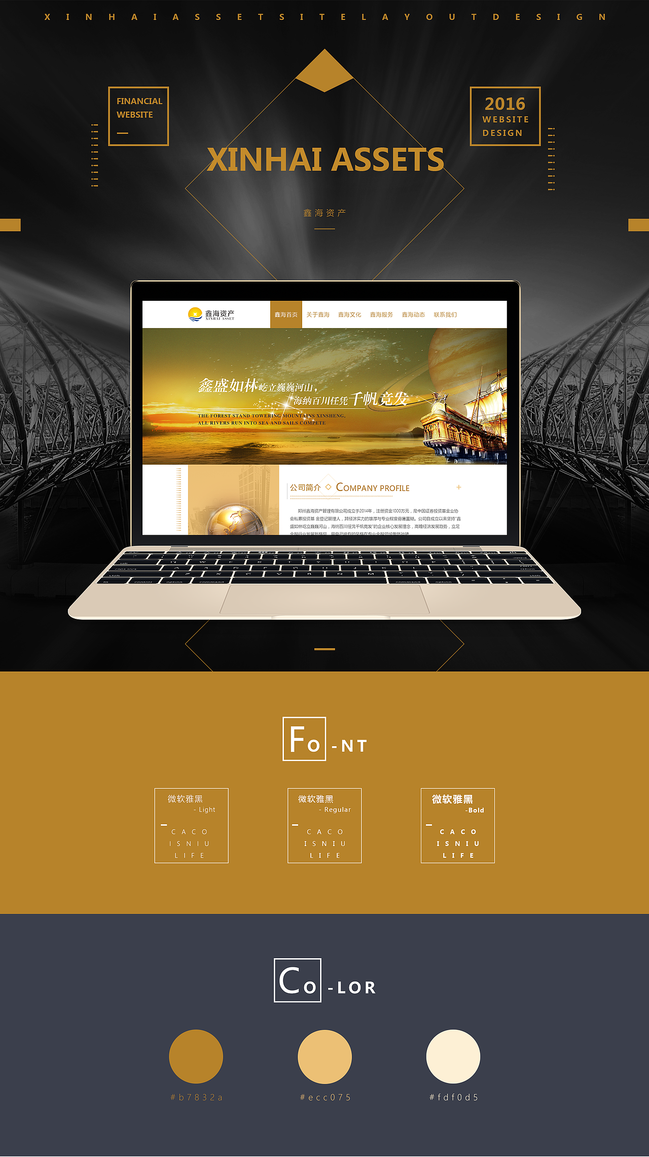 金融/资产管理公司 企业网站排版设计（图ZNjcyNDA2NTY=） - 企业官网 - 站酷设计师灿艺设计原创素材 - 站酷ZCOOL
