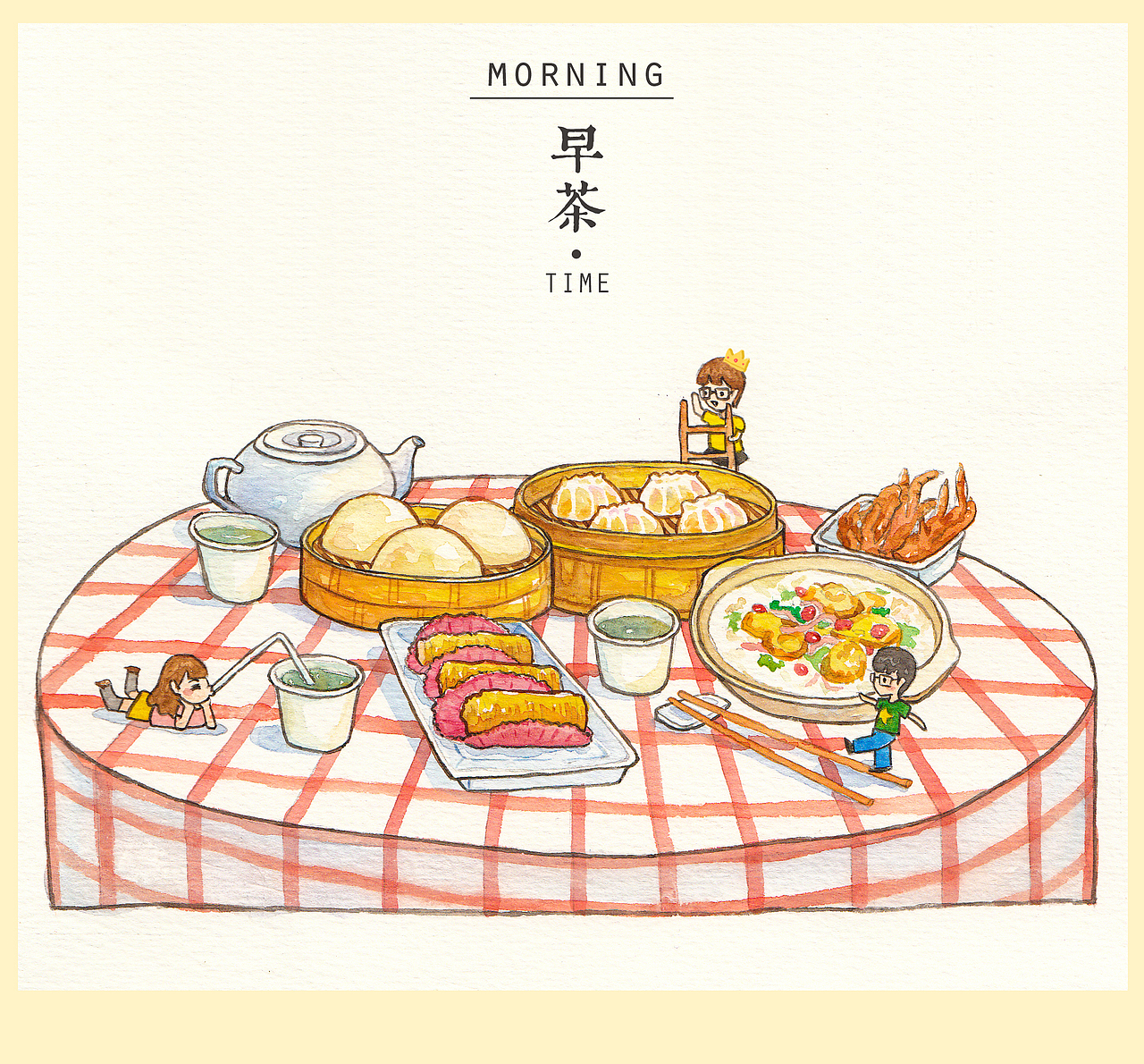 原创作品：手绘水彩（图ZMjQ1NTczMTY=） - 创作习作 - 站酷设计师叶小梦是大吃货原创素材 - 站酷ZCOOL