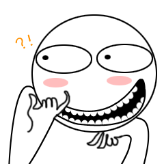 毒舌大白白表情设计