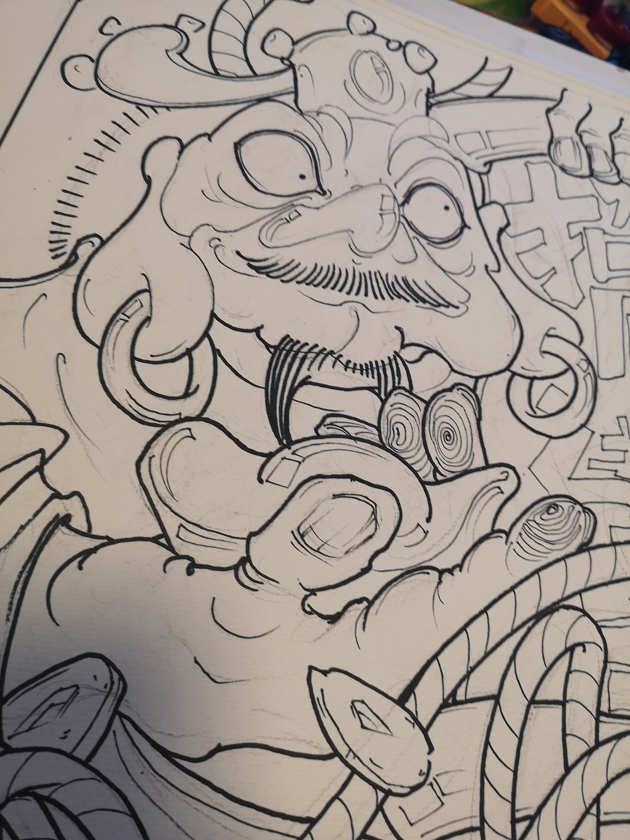 新年賀歲（圖ZMTQyMDgwODcy） - 繪畫 - 站酷設(shè)計師函工夏木原創(chuàng)素材 - 站酷ZCOOL