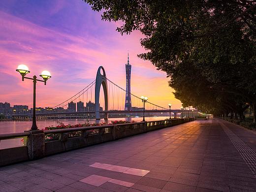 广州城市摄影广州塔猎德桥