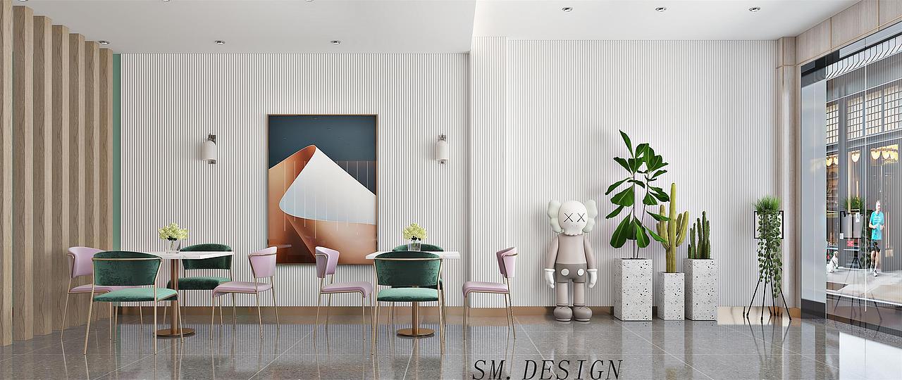 SM.DESIGN-森木|工装轻奢系列小清新餐厅