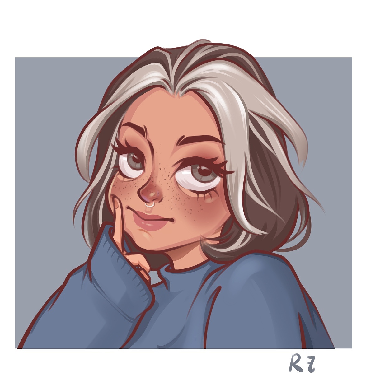 procreate头像约稿