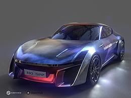 “December embers”The Art Car Texturing Contest