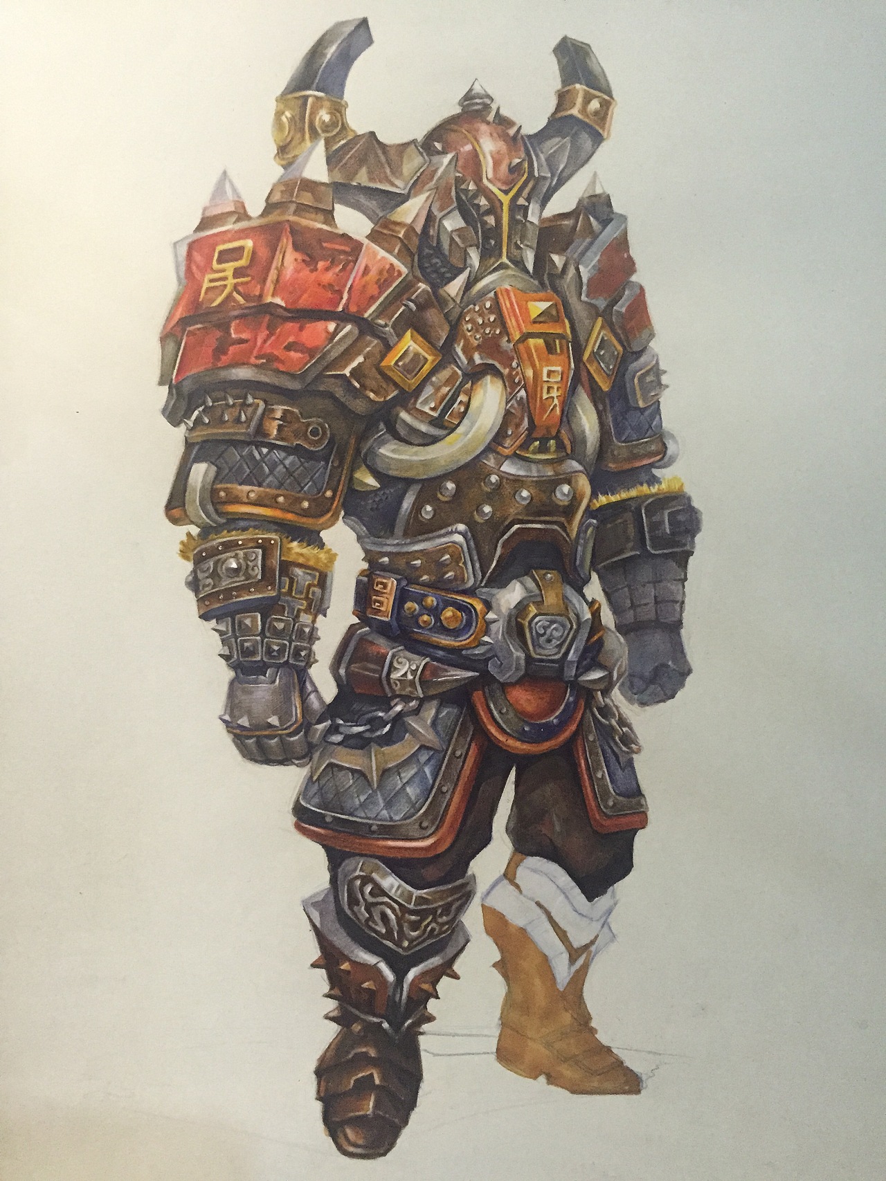 游戏人物设定临摹练习作品（图ZNjM0NjEzOTI=） - 绘画 - 站酷设计师鱼皮画生Yokiko原创素材 - 站酷ZCOOL