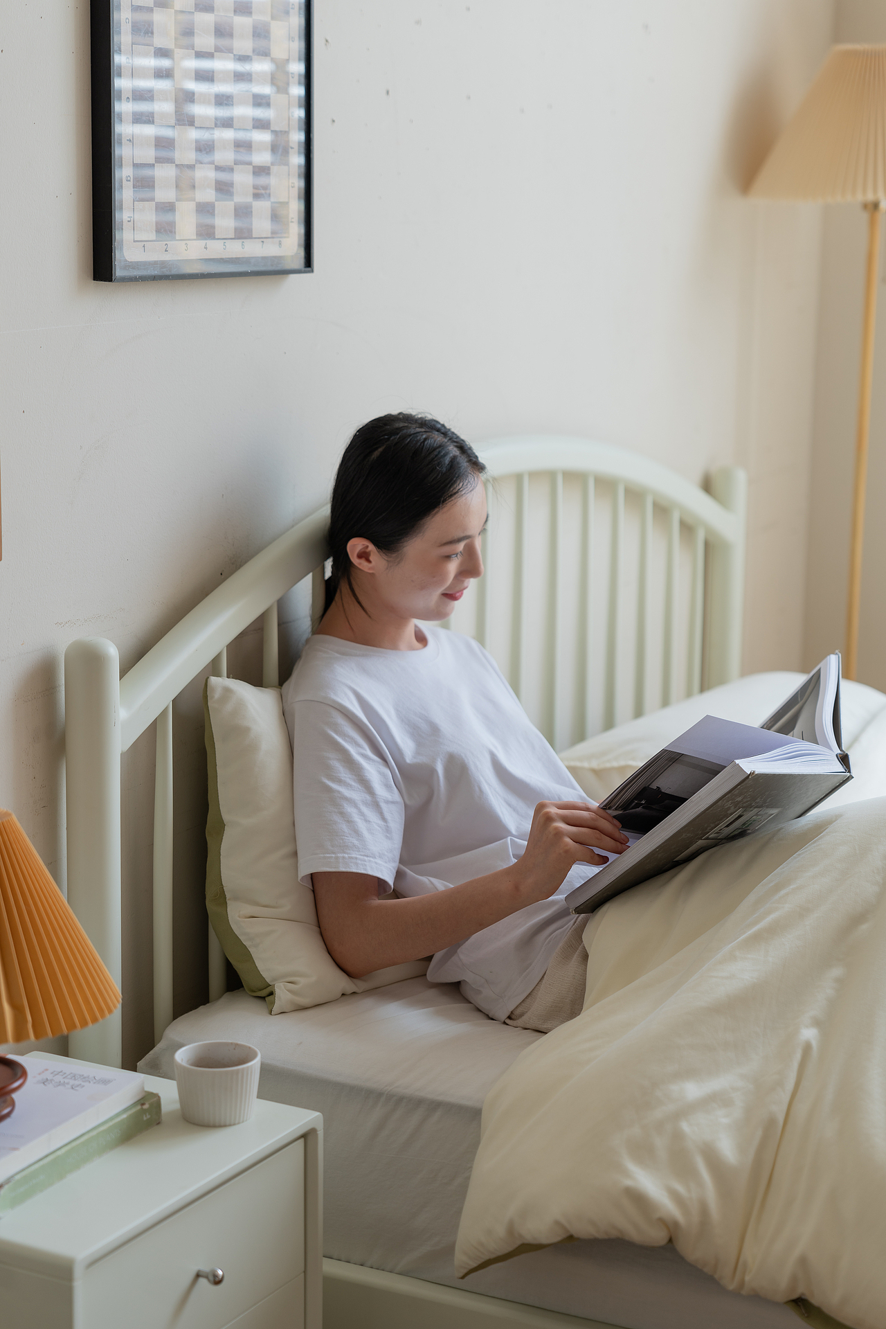 北欧风床拍摄 陈列/摄影:鲸鱼papa