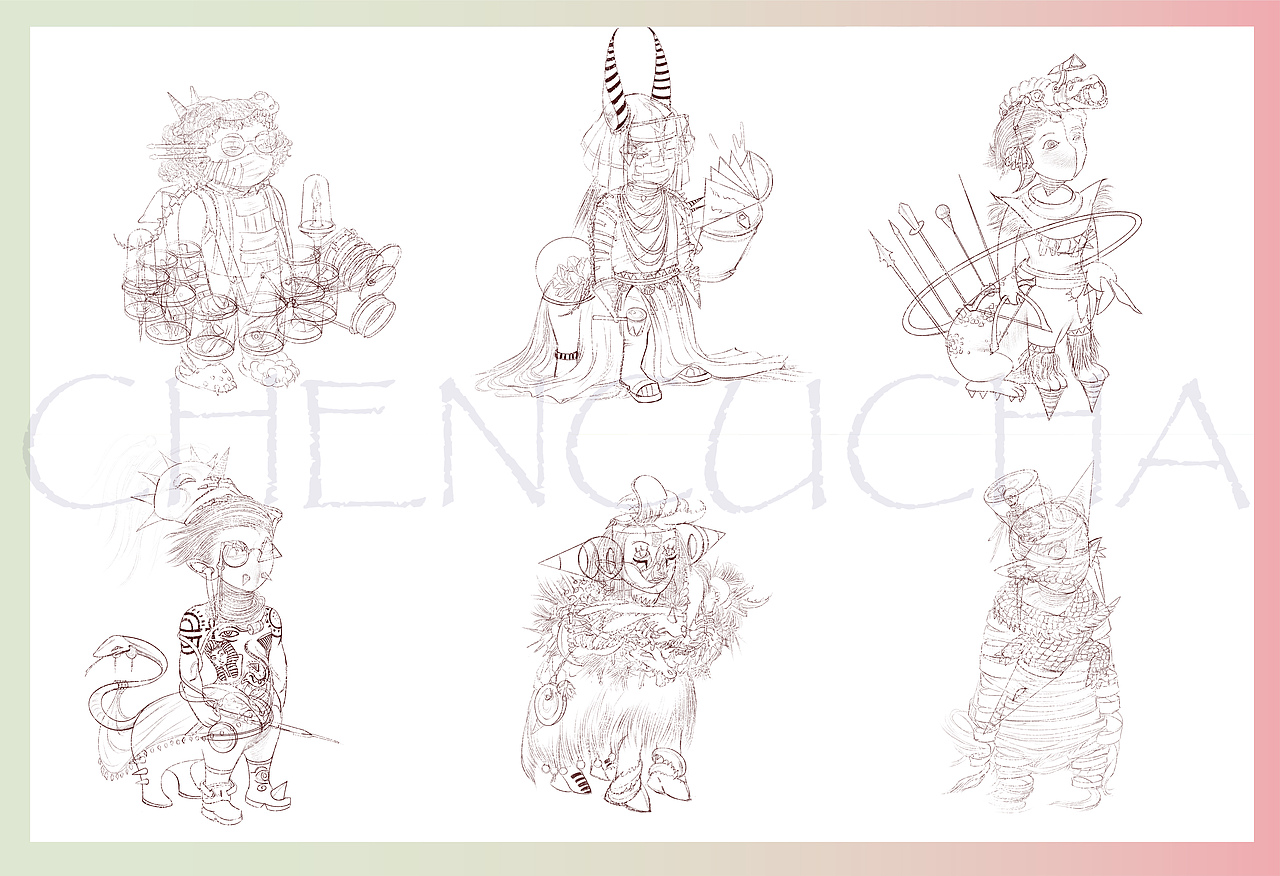 矿磷星-角色设计（图ZMzQ2OTQ5MTU2） - 概念设定 - 站酷设计师CHEN醋茶原创素材 - 站酷ZCOOL