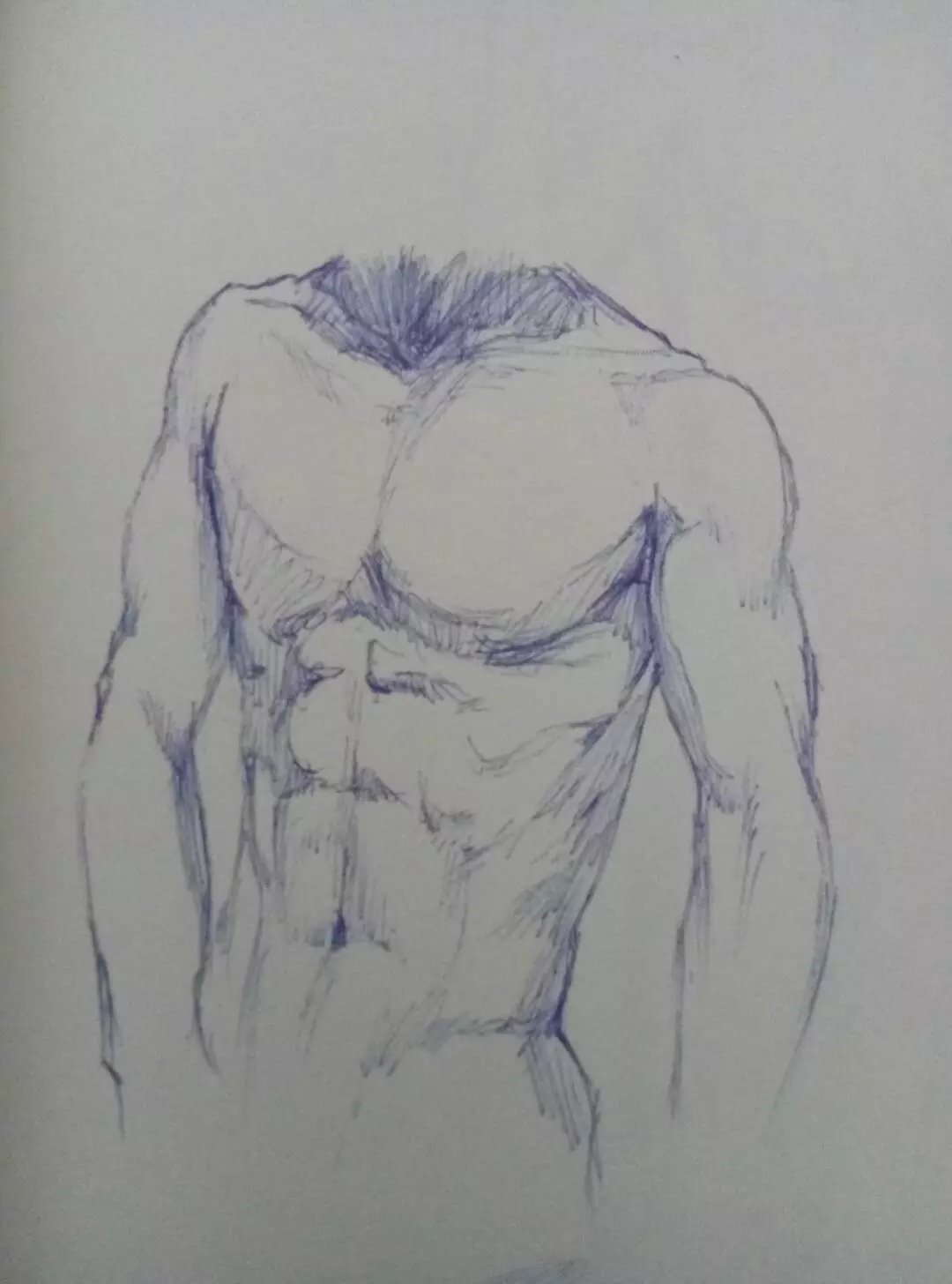 一组人体练习|纯艺术|钢笔画|北城以北丶小布 - 原创作品 - 站酷