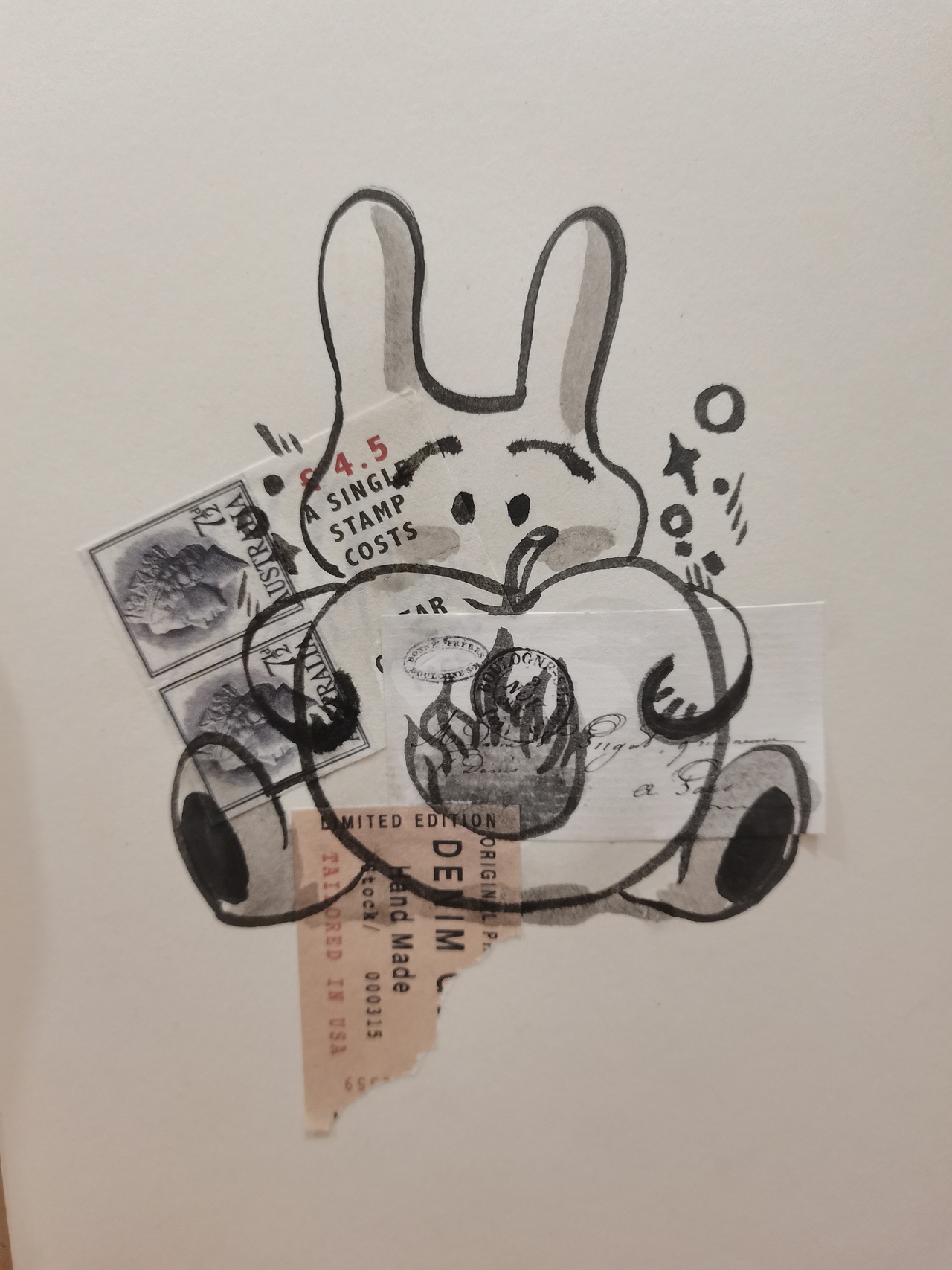 6月30天复古拼贴插画合集