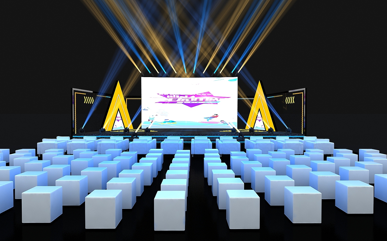 大悦城户外活动舞美效果图