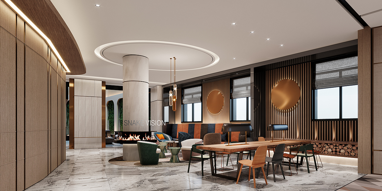 2020/工装渲染作品合集（图ZMjM1ODY3NzY0） - 家装设计 - 站酷设计师Snake_vision原创素材 - 站酷ZCOOL