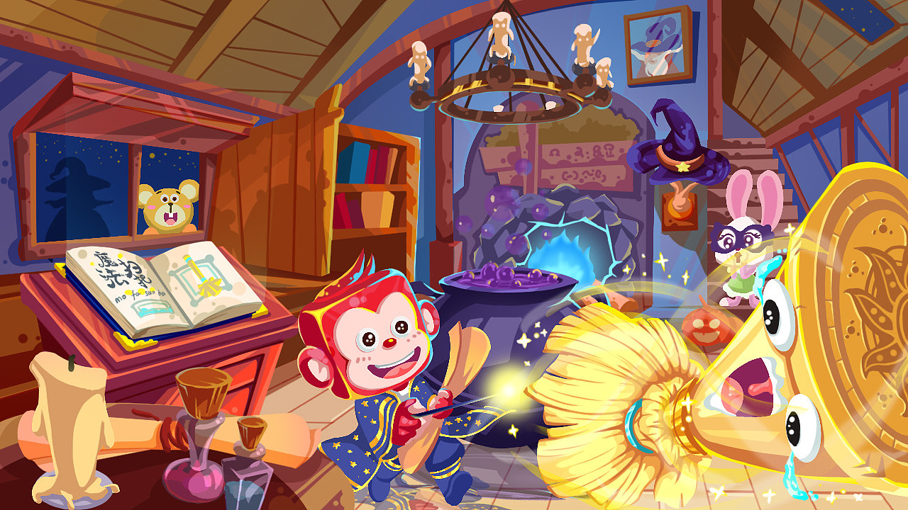 火花思维试稿|插画|儿童插画|丶慌张 - 原创作品 - 站酷 (zcool)