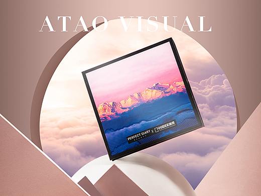 眼影盘美妆拍摄 美妆化妆品 创意摄影 | 凡仟文化