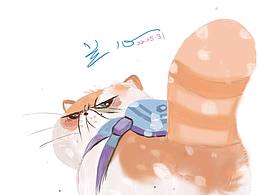 色粉畫-霧下江南油菜花