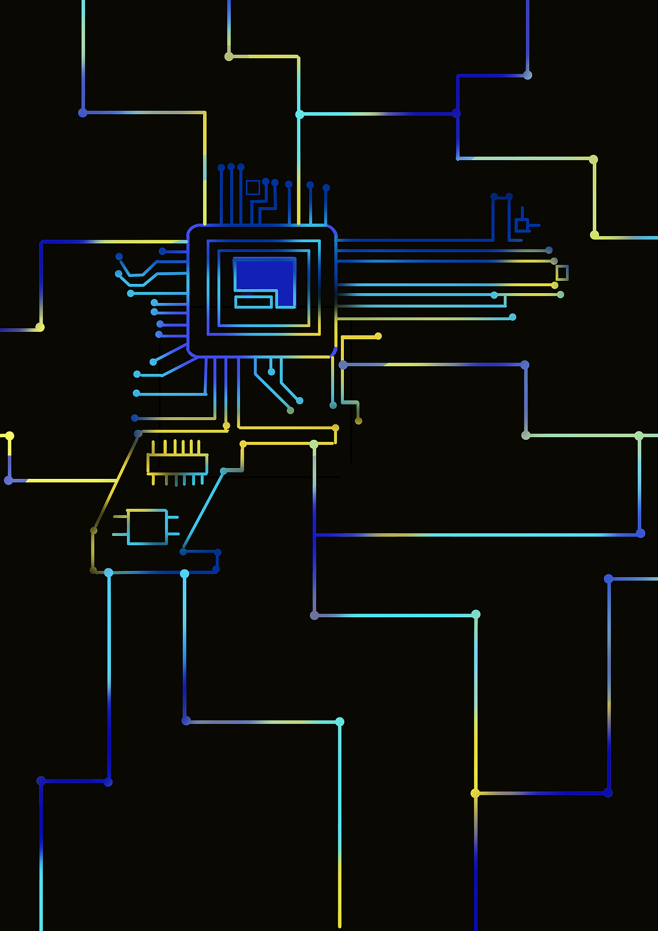 芯片|插画|像素画|z802665745_原创作品-站酷(zcool)
