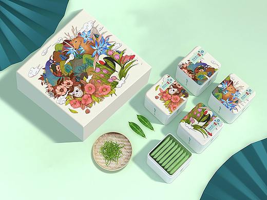 茶叶-插画包装设计