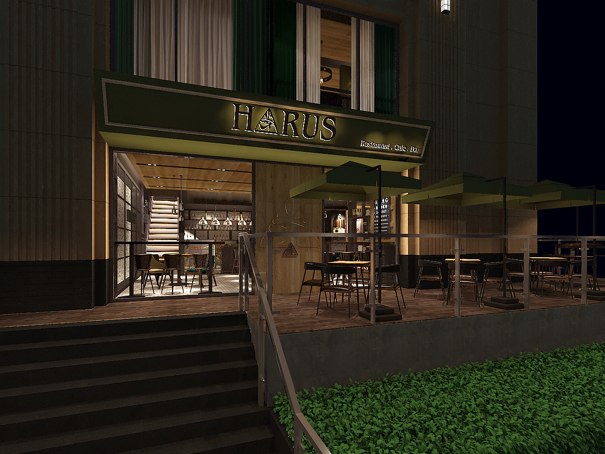 餐厅酒店效果图作品