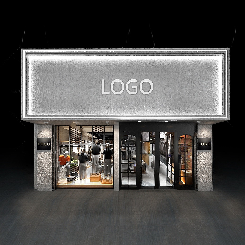 服装店门头设计