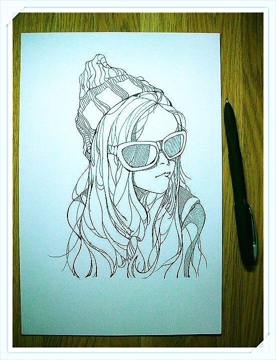 手绘碳素笔卡通（图ZOTA4NDYxMg==） - 商业插画 - 站酷设计师xu66568886原创素材 - 站酷ZCOOL