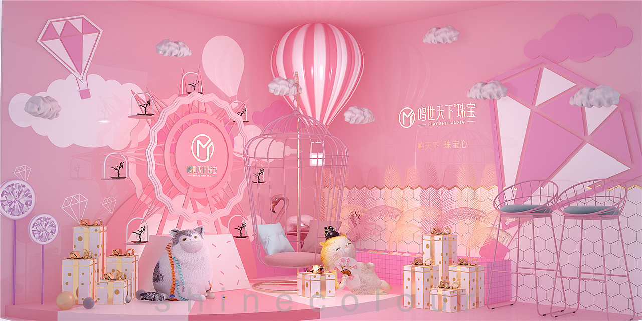 商场大型美陈设计|美陈厂家|北京美陈公司