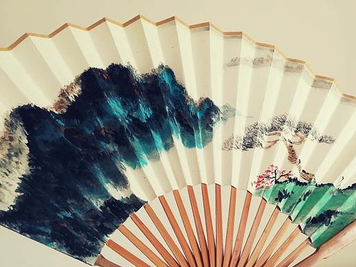 父亲节，送爸爸的扇面