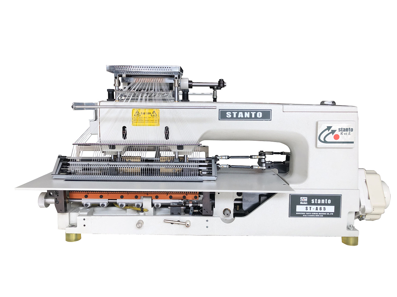 思坦途65针多针橡筋打揽机,多针司马克打揽橡筋车