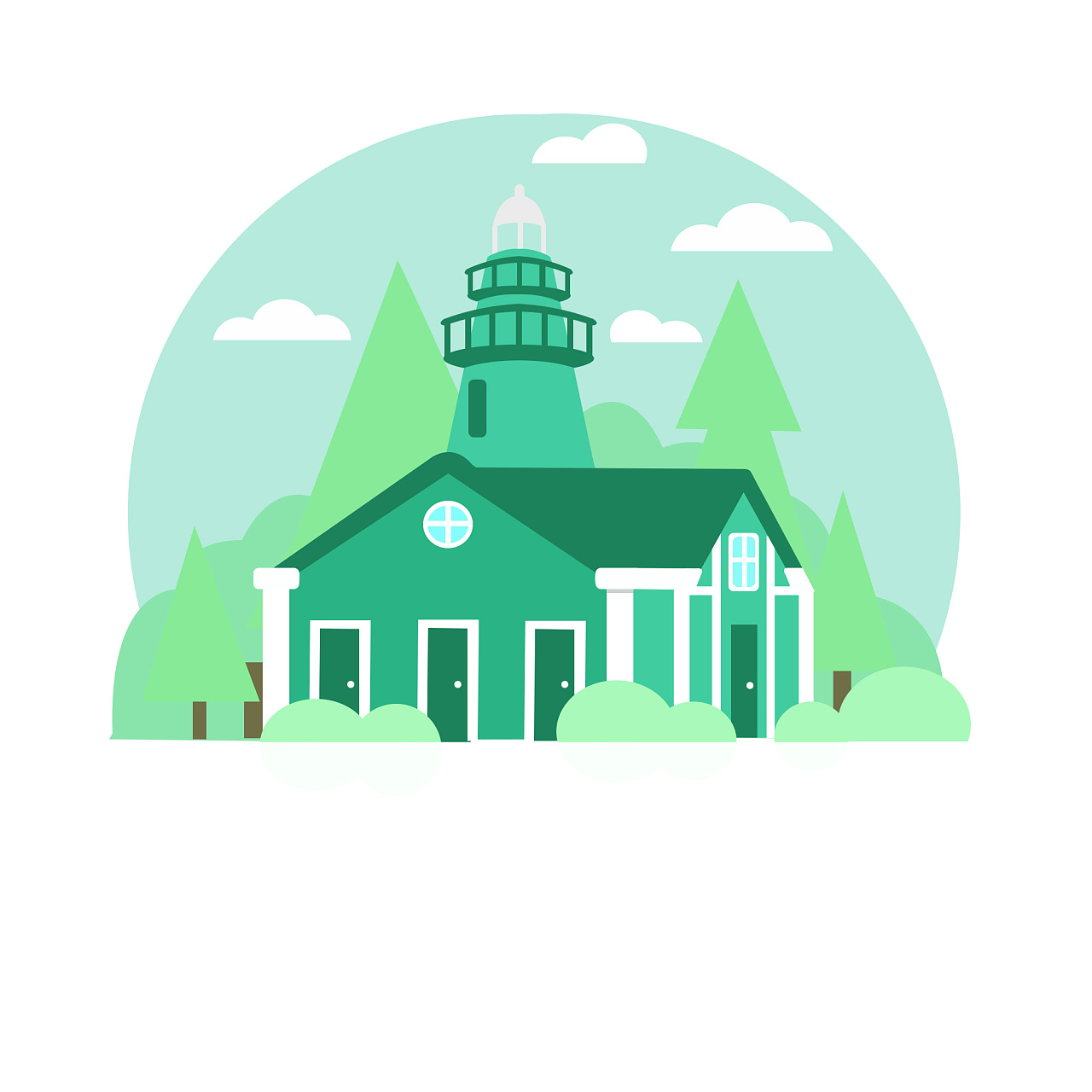 扁平建筑 日常练习