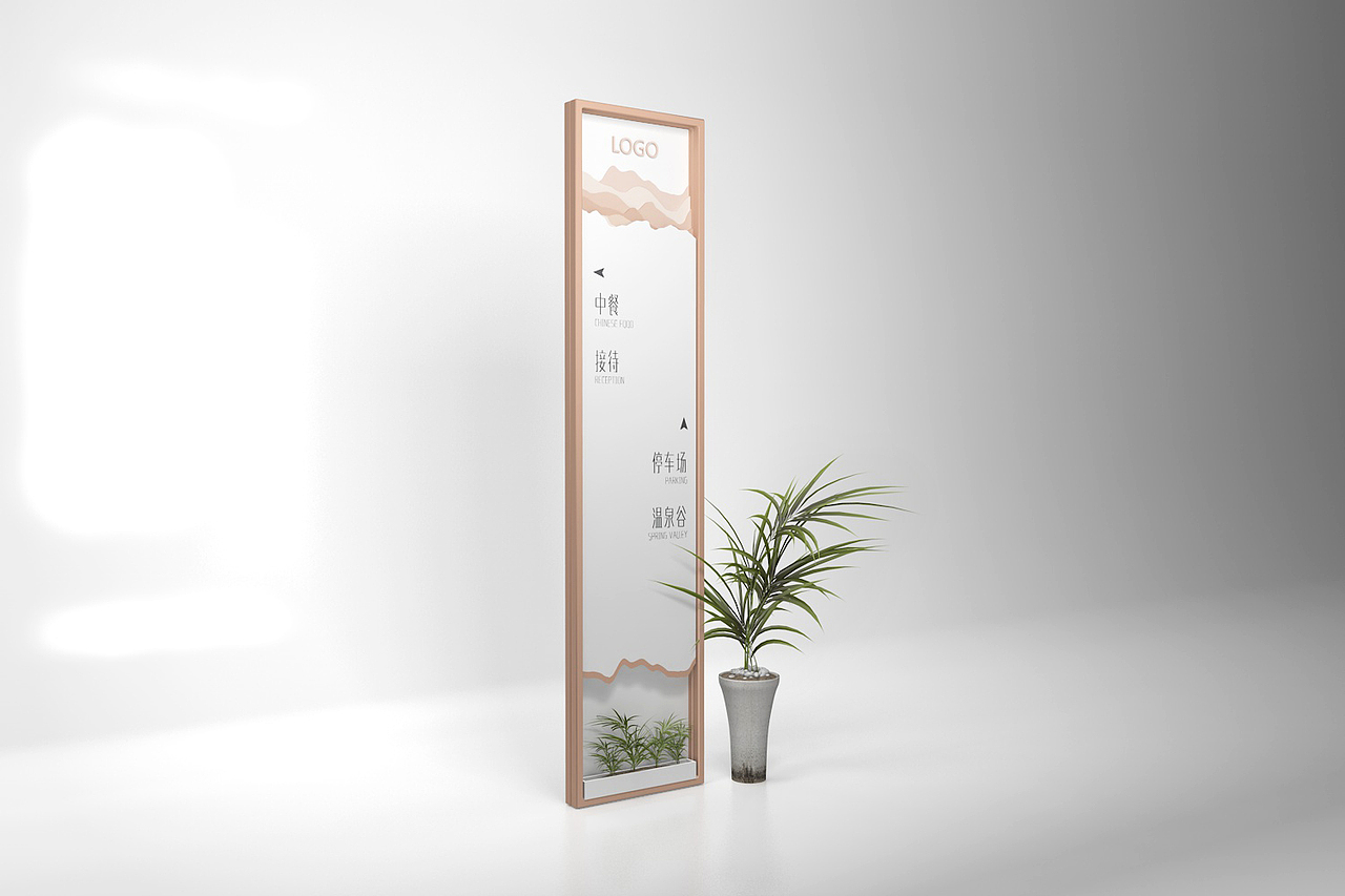 高档酒店导视设计（图ZMTIzNjQ1MjY4） - 商业空间设计 - 站酷设计师蓝色的榴莲原创素材 - 站酷ZCOOL