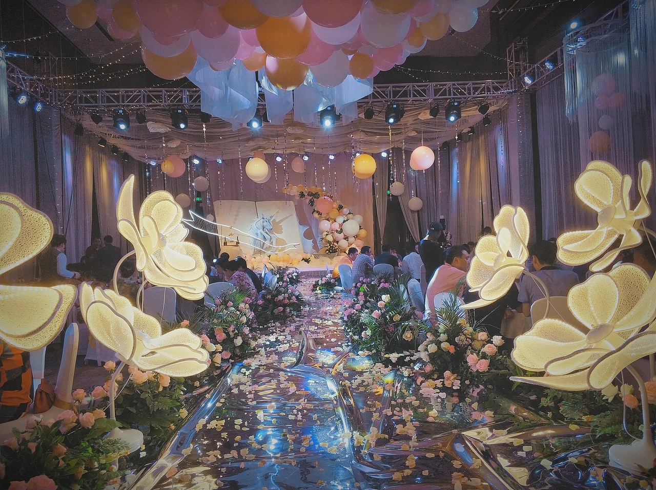 婚礼手绘效果图（图ZMTE3MjA5NDQ4） - 舞台美术 - 站酷设计师_画画的Baby原创素材 - 站酷ZCOOL