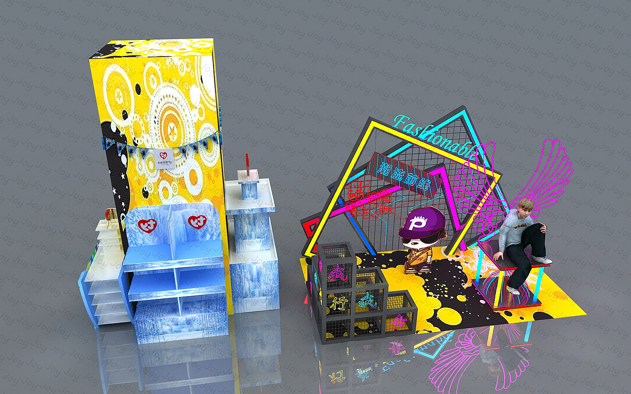 堆头打卡点（图ZMjU1ODcwNDg0） - 其他三维 - 站酷设计师P2h1原创素材 - 站酷ZCOOL