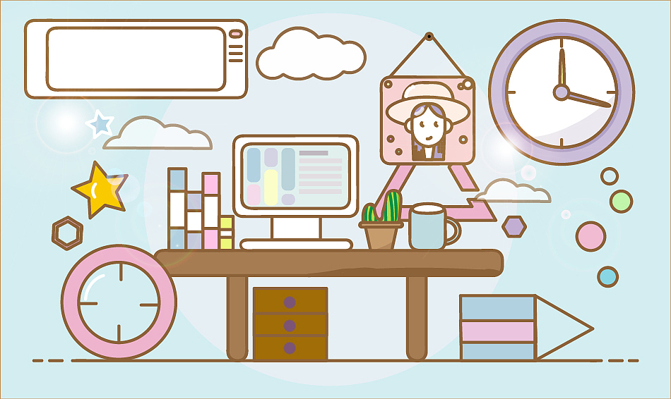 英伦小兔子插画-小房间（图ZOTcwMzM3MjA=） - 创作习作 - 站酷设计师英伦小兔子原创素材 - 站酷ZCOOL