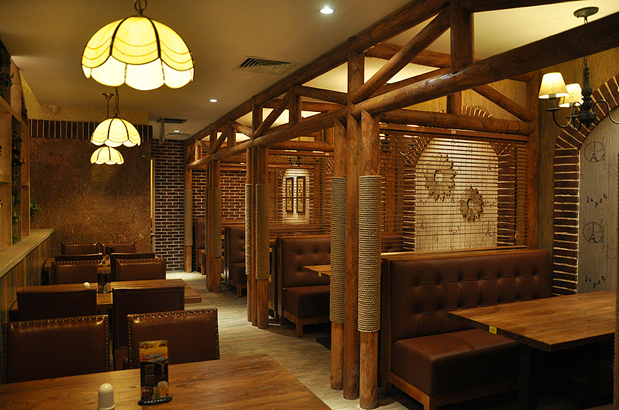 海口烤肉连锁餐厅设计吾悦店鼎尚联合设计