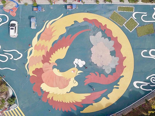 谭木匠活动现场彩绘